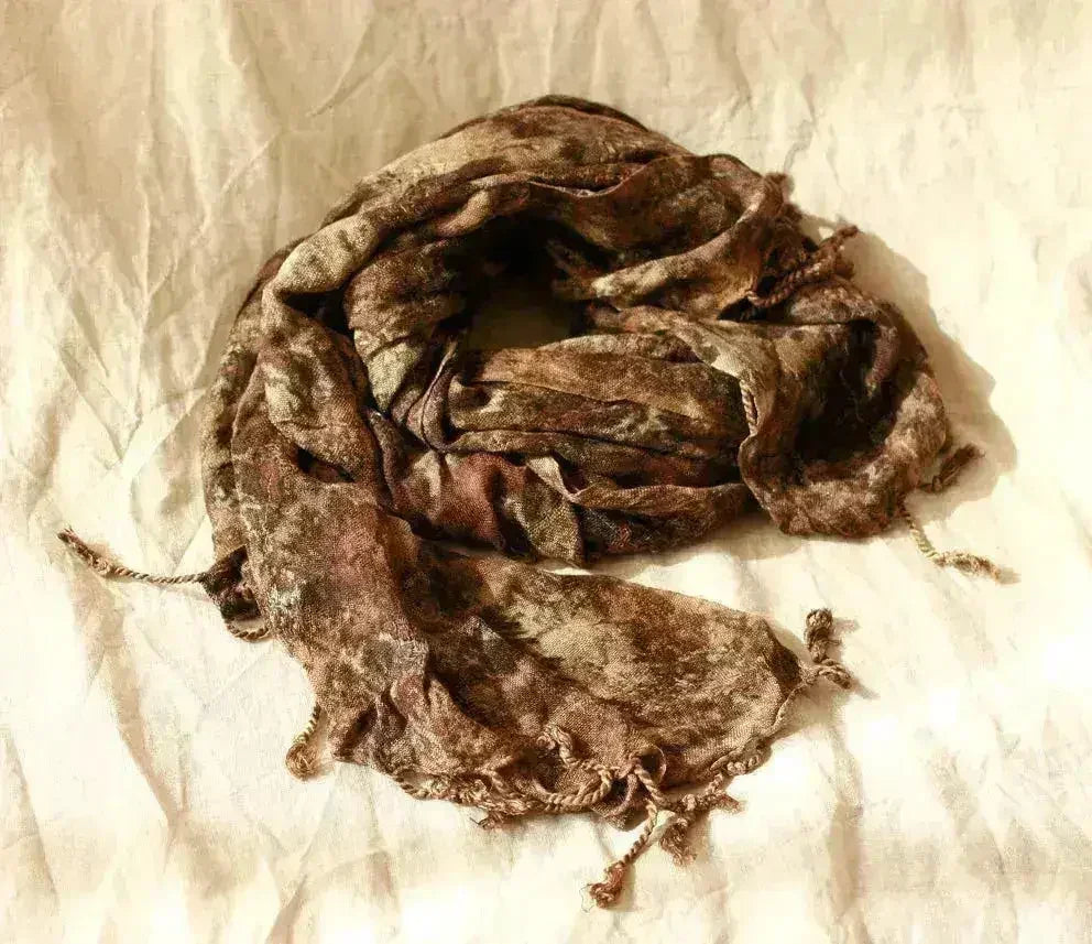 Foulard en coton tissé à la main Marfa