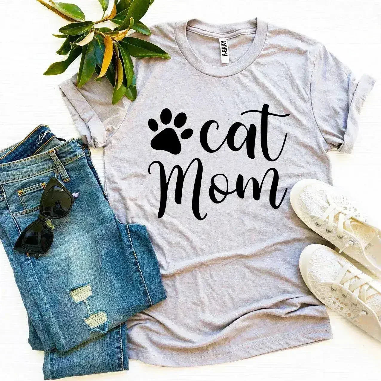 T-shirt Maman Chat