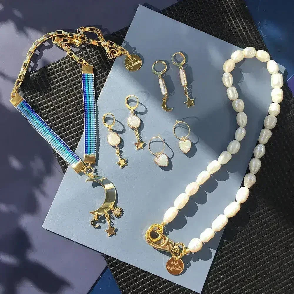 Collier Perles et Quincaillerie