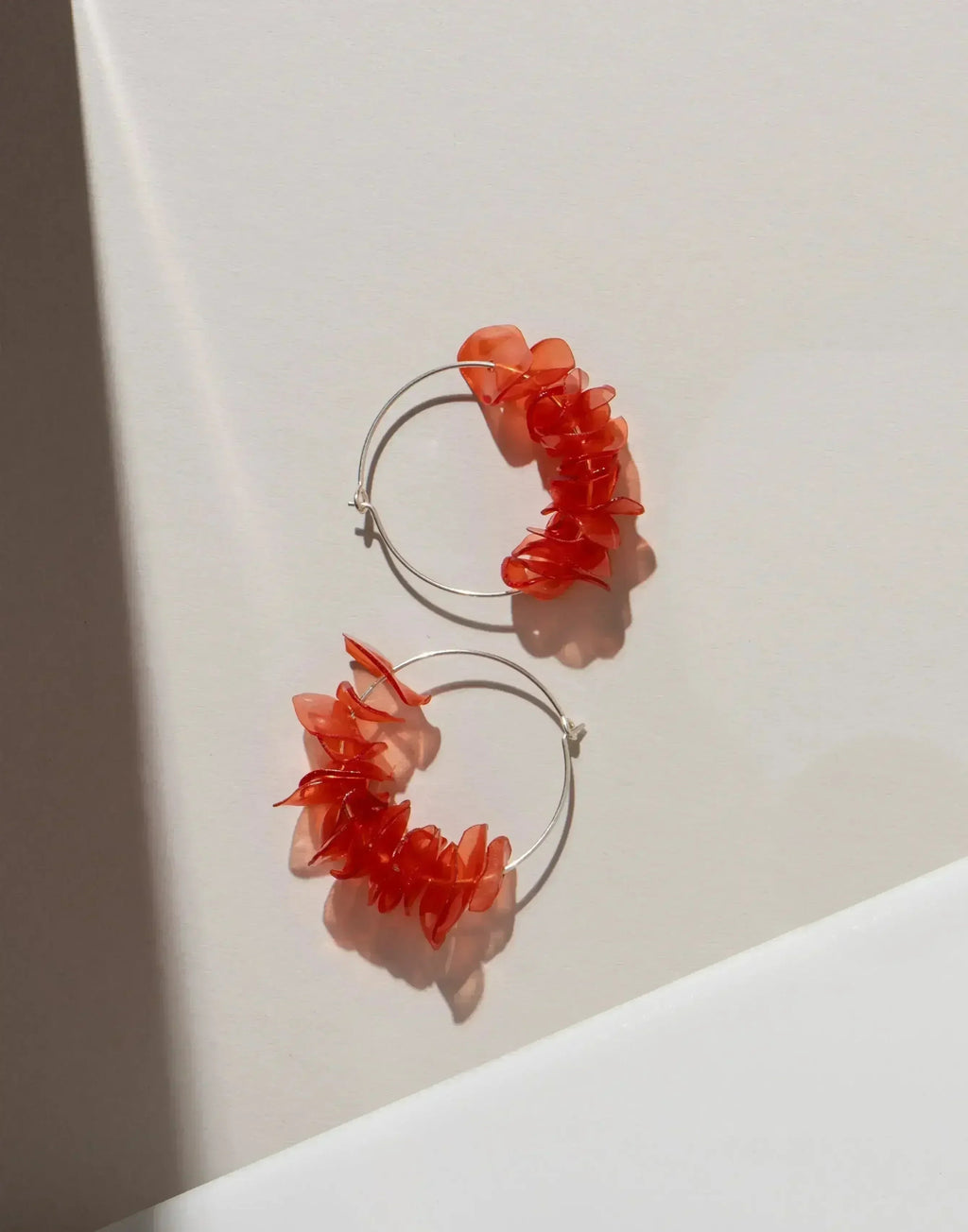 Boucles d'oreilles Alice Coral