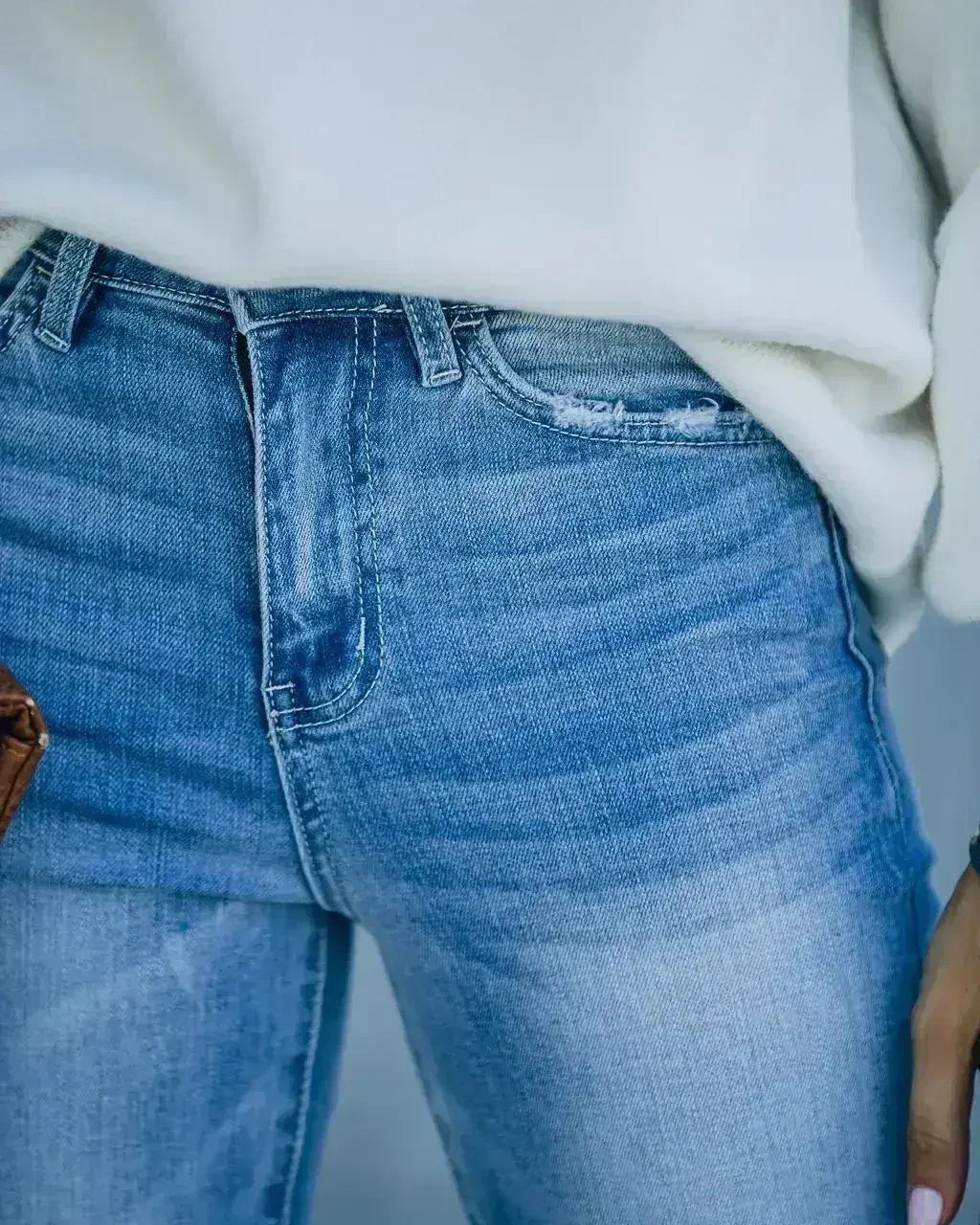 UrbanFade™ Jean en denim délavé coupe ajustée