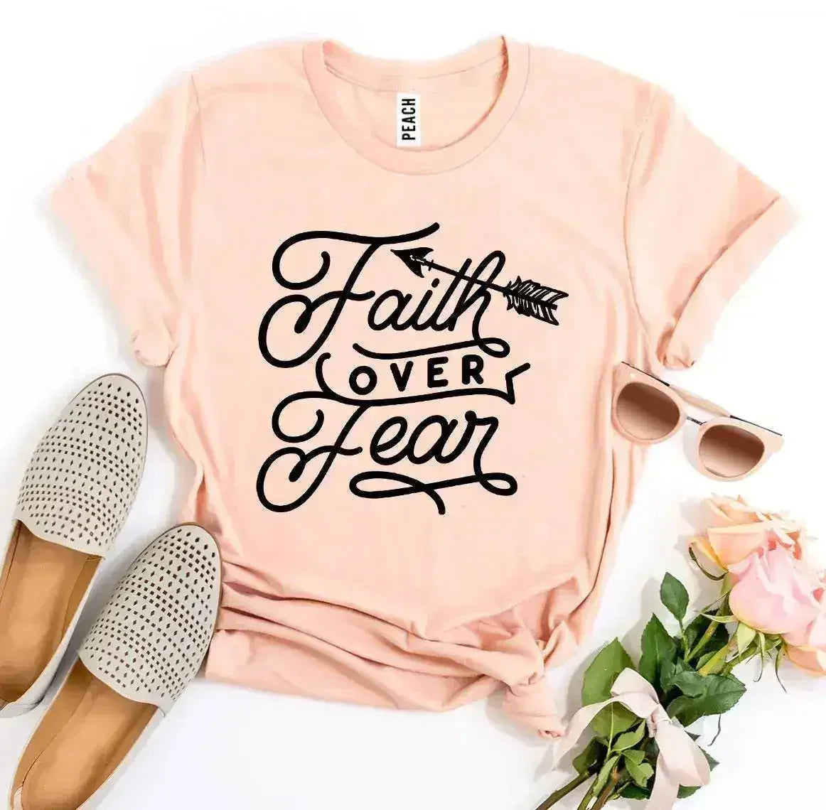 T-shirt La foi plutôt que la peur