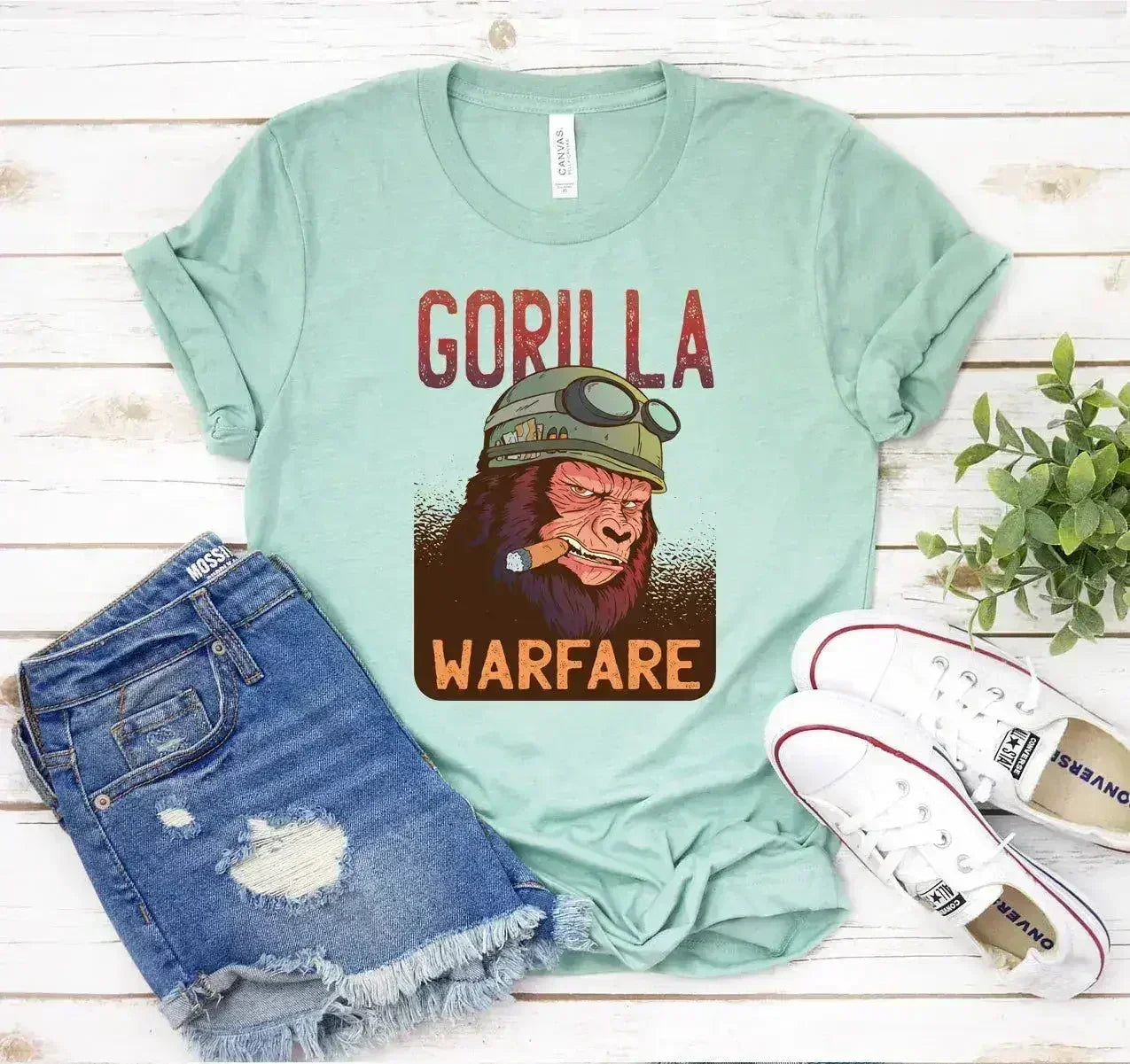 T-shirt « Guerre de gorilles »
