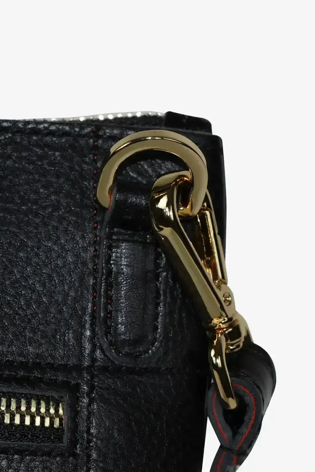 Sac Brillant en Cuir Noir