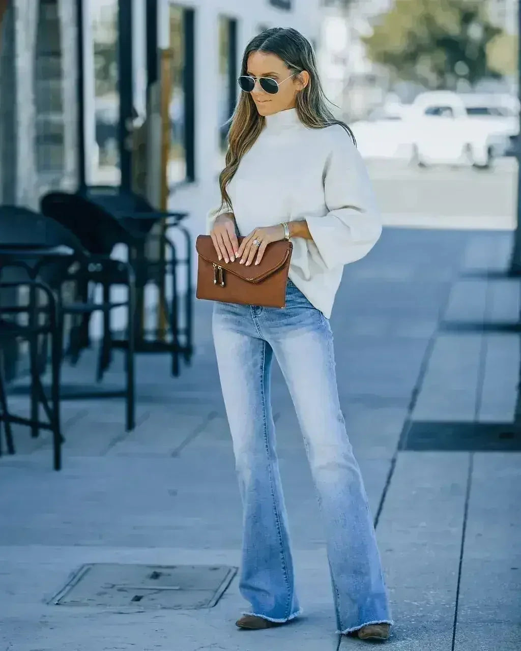 UrbanFade™ Jean en denim délavé coupe ajustée
