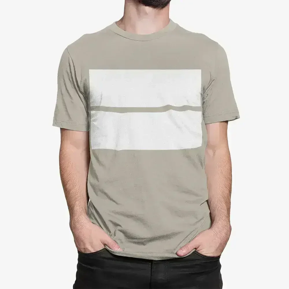 T-shirt en coton double bloc