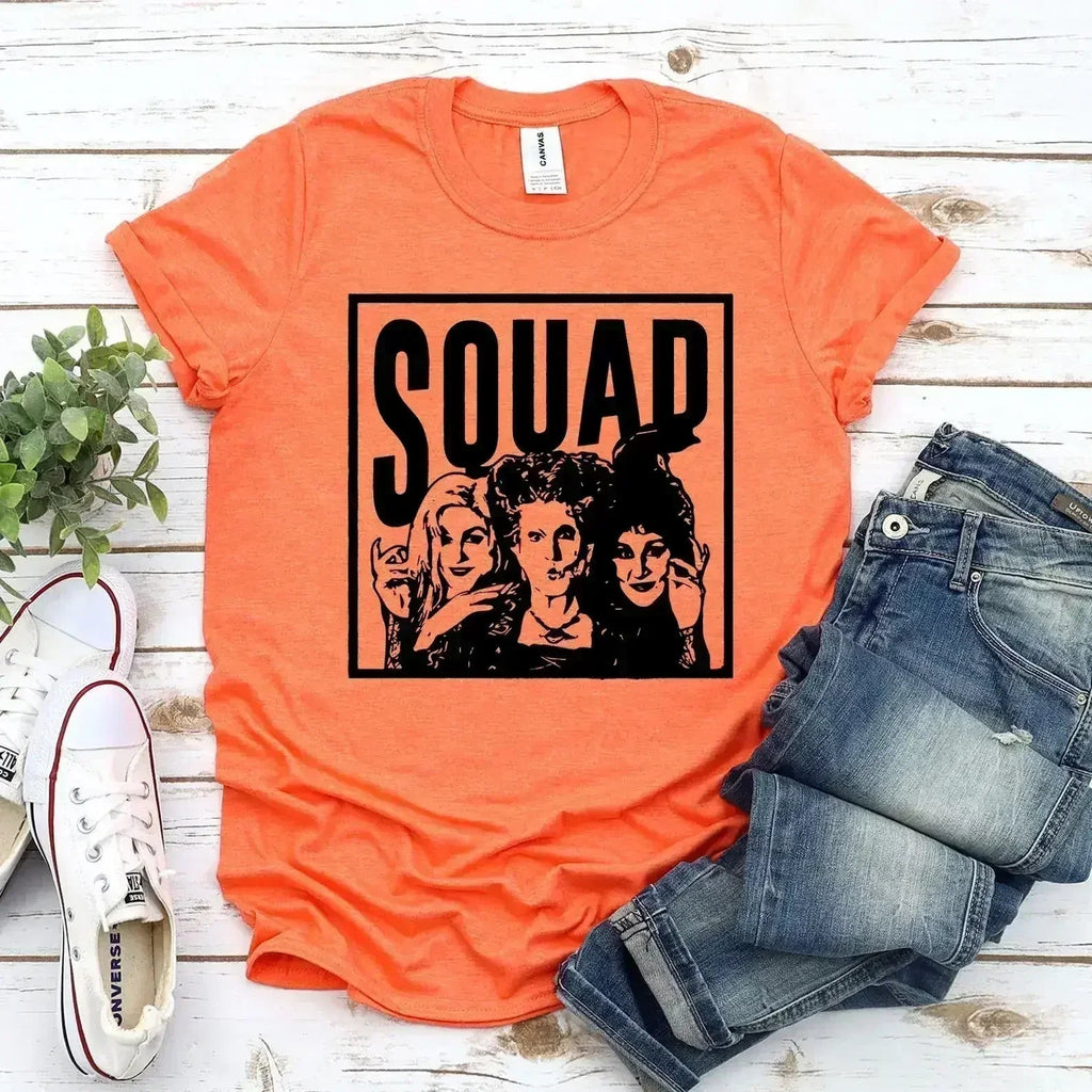 T-shirt d'équipe d'Halloween