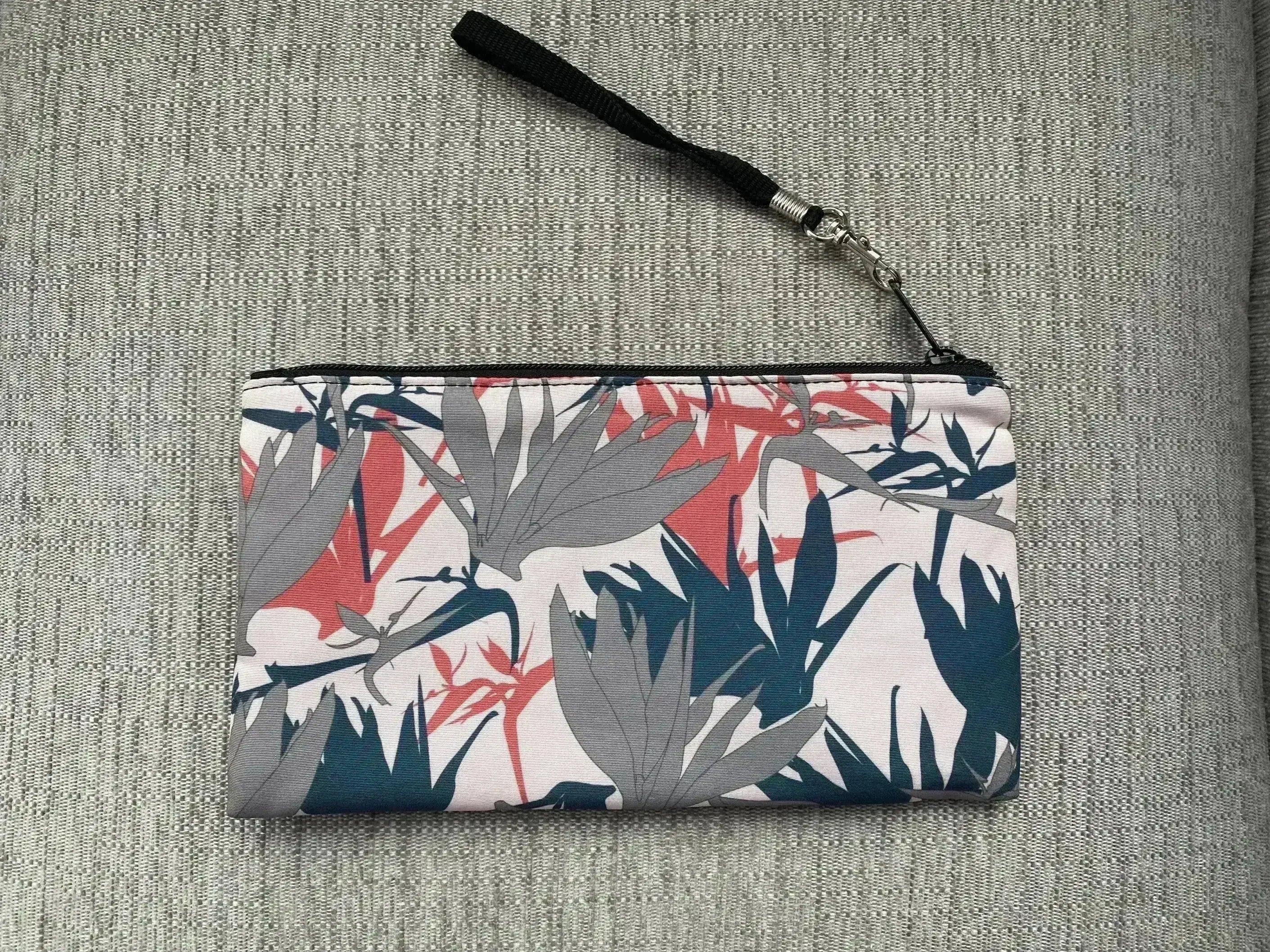 Pochette rose oiseau de paradis