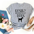 T-shirt Facilement Distrait(e) Par Les Chiens