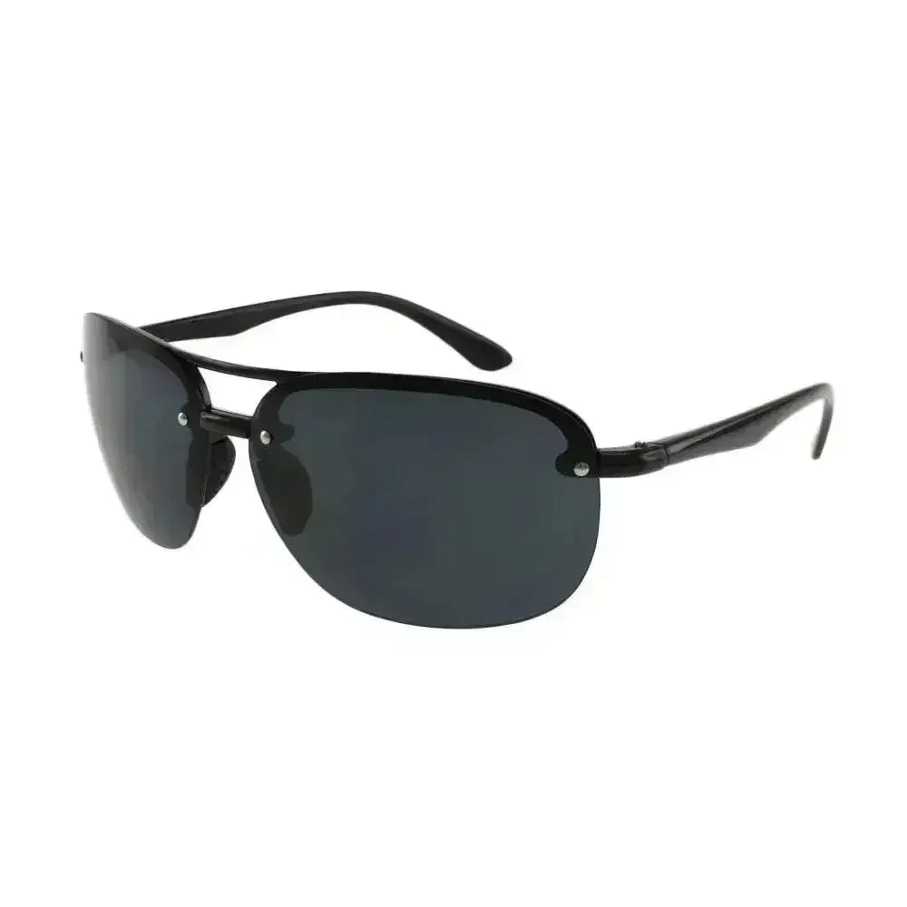 Lunettes de soleil MQ James Black/Smoke – Légères sans monture UV400