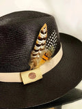 Chapeau Panama tissé à la main - Fedora en paille Fino équatorienne - Luxe unisexe