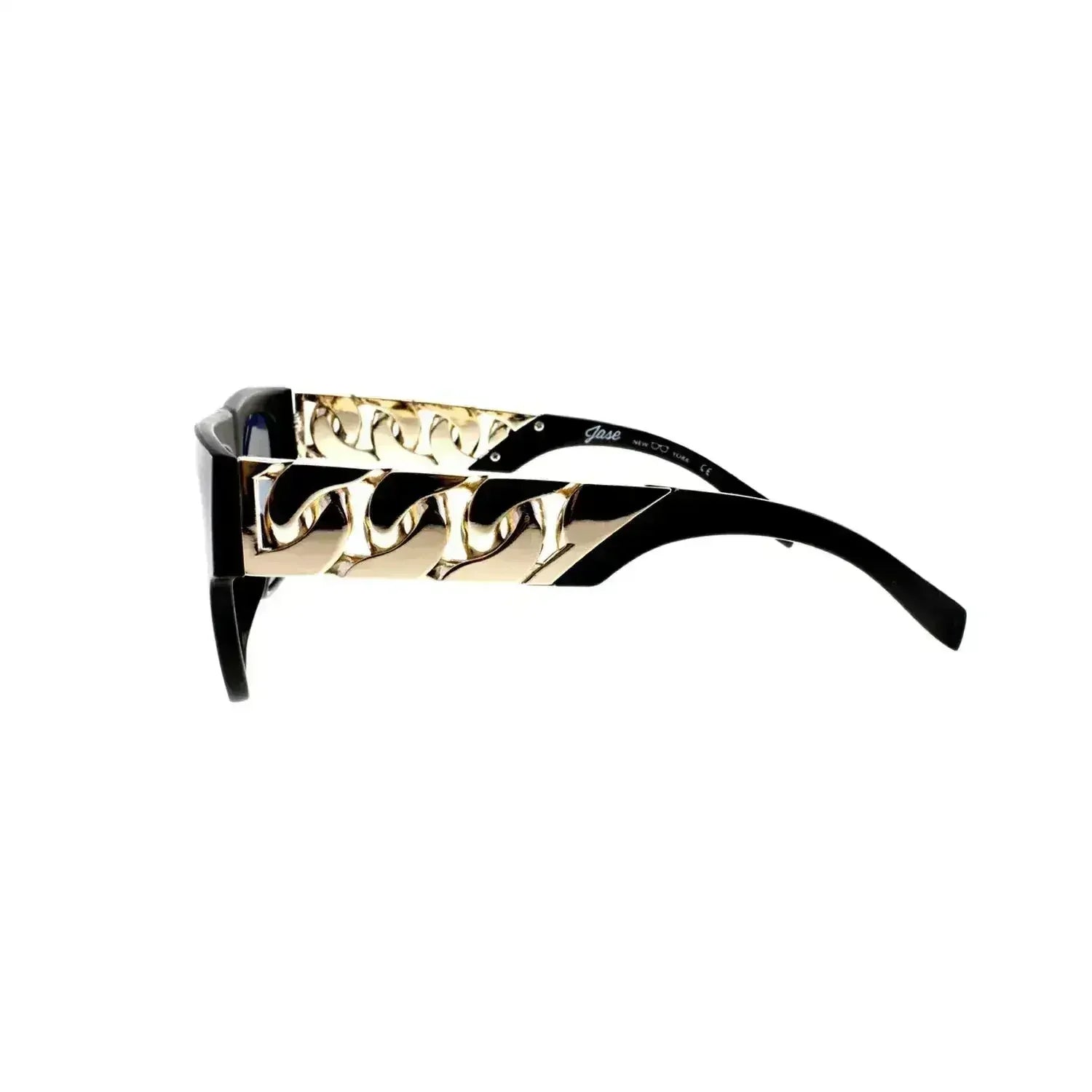 Lunettes de soleil Jase New York Cache en noir mat
