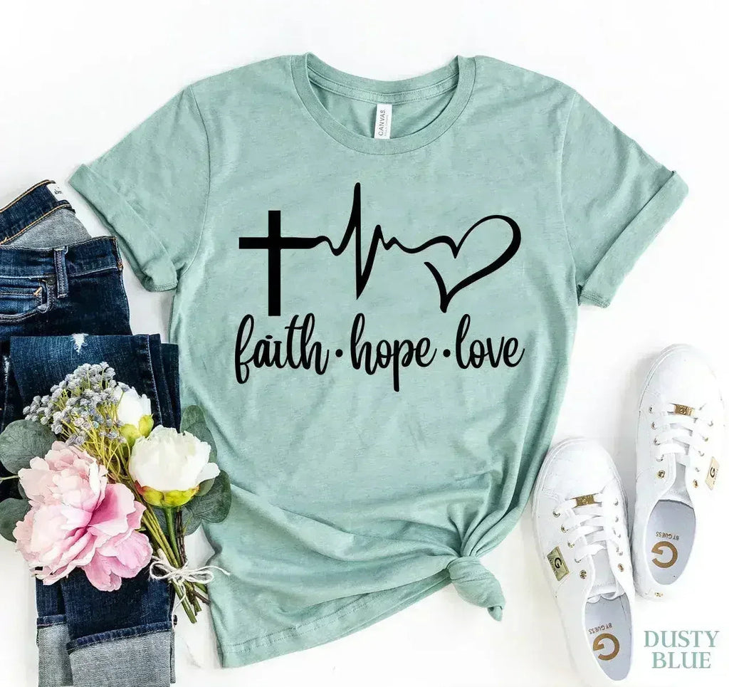 T-shirt Foi Amour Espoir