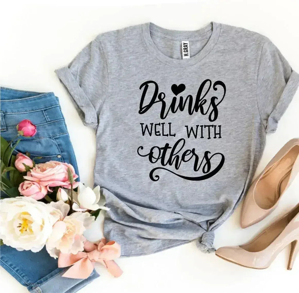 T-shirt Boit Bien Avec Les Autres
