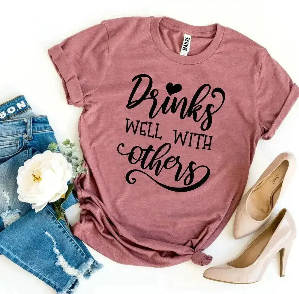 T-shirt Boit Bien Avec Les Autres