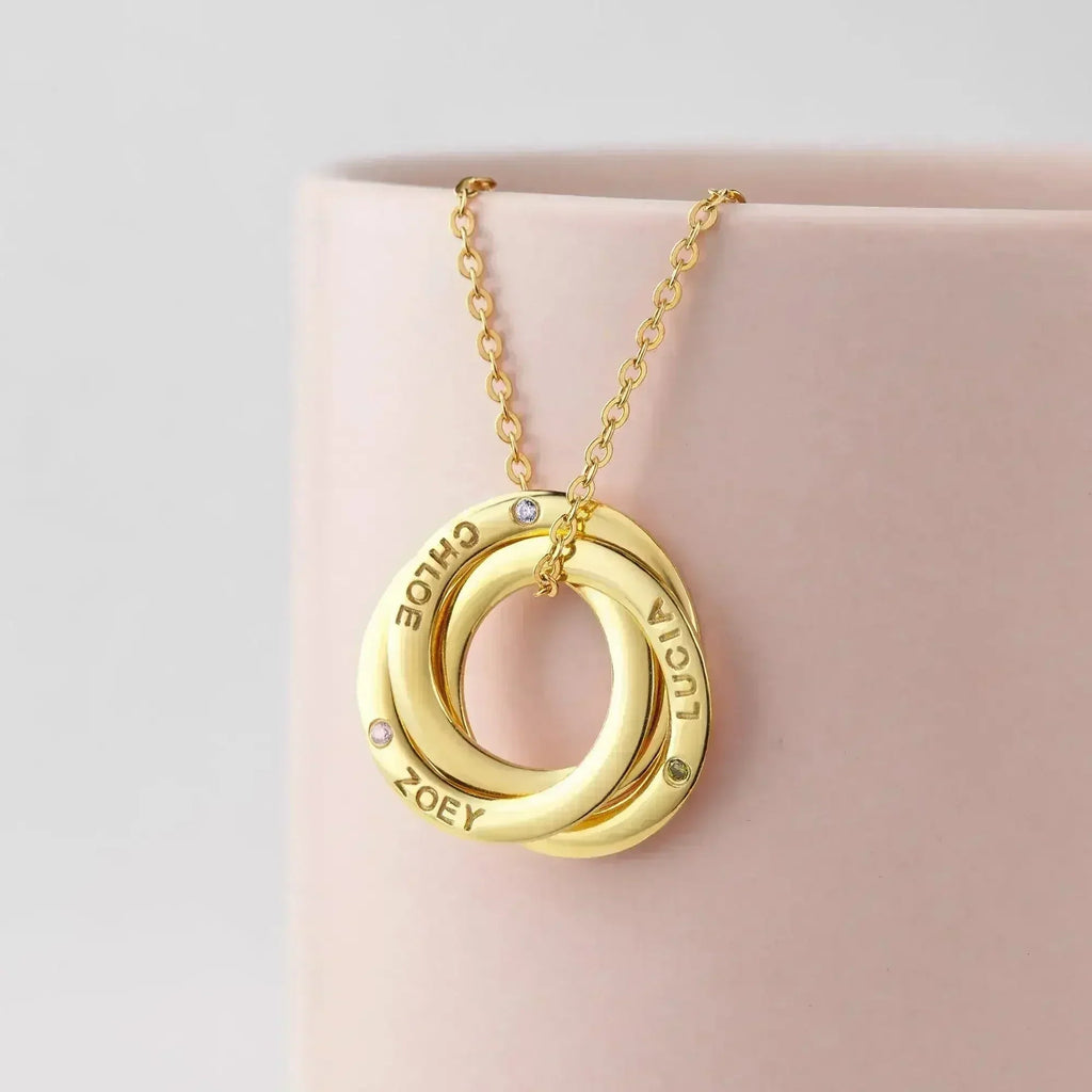 Collier Mère Pierre de Naissance, Collier Mère Personnalisé, Cadeau de Fille