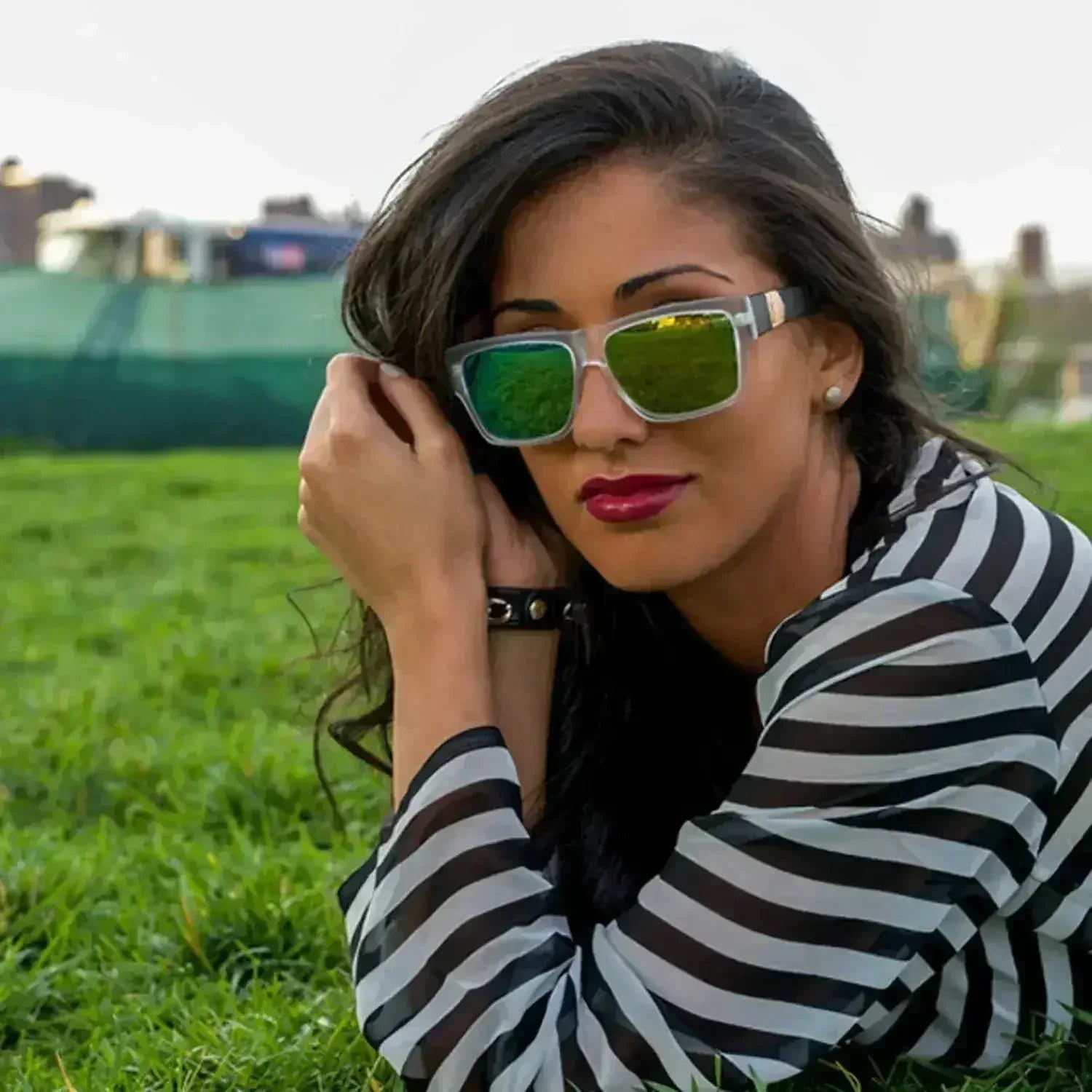 Lunettes de soleil Jase New York Carter givrées