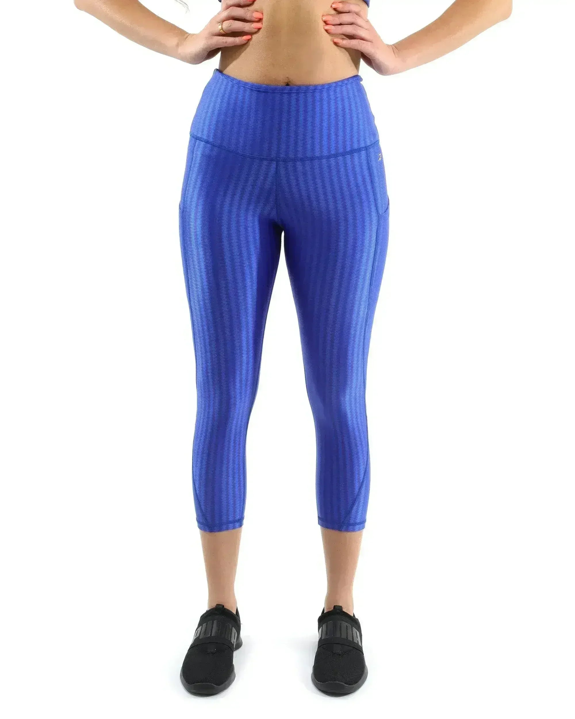 SOLDES ! 50 % DE RÉDUCTION ! Legging de sport Firenze - Bleu [FABRIQUÉ EN ITALIE]