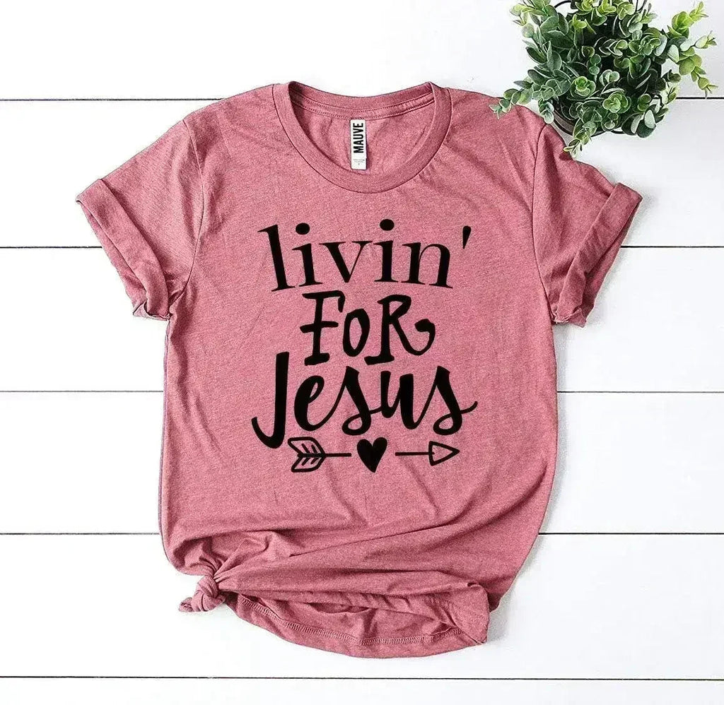 T-shirt "Vivre pour Jésus"