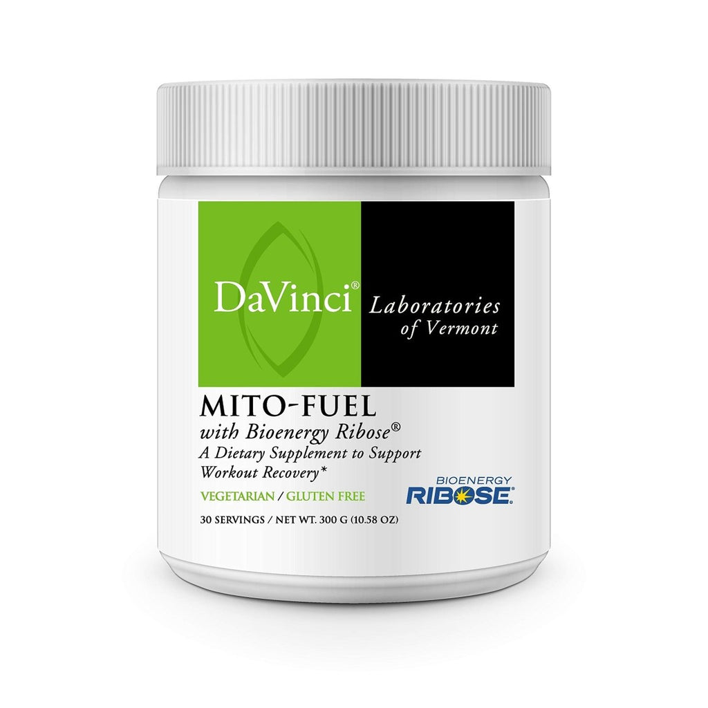 Davinci Laboratories - Mito-Fuel, Boisson énergisante saine, Saveur orange, Végétarien, 30 portions