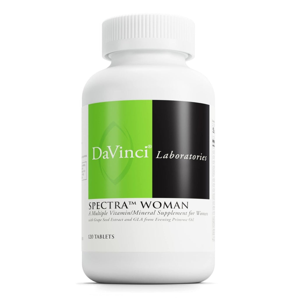 DaVinci Laboratories - Spectra Femme, Multivitamine pour femmes avec fer et enzymes digestives, 120 gélules