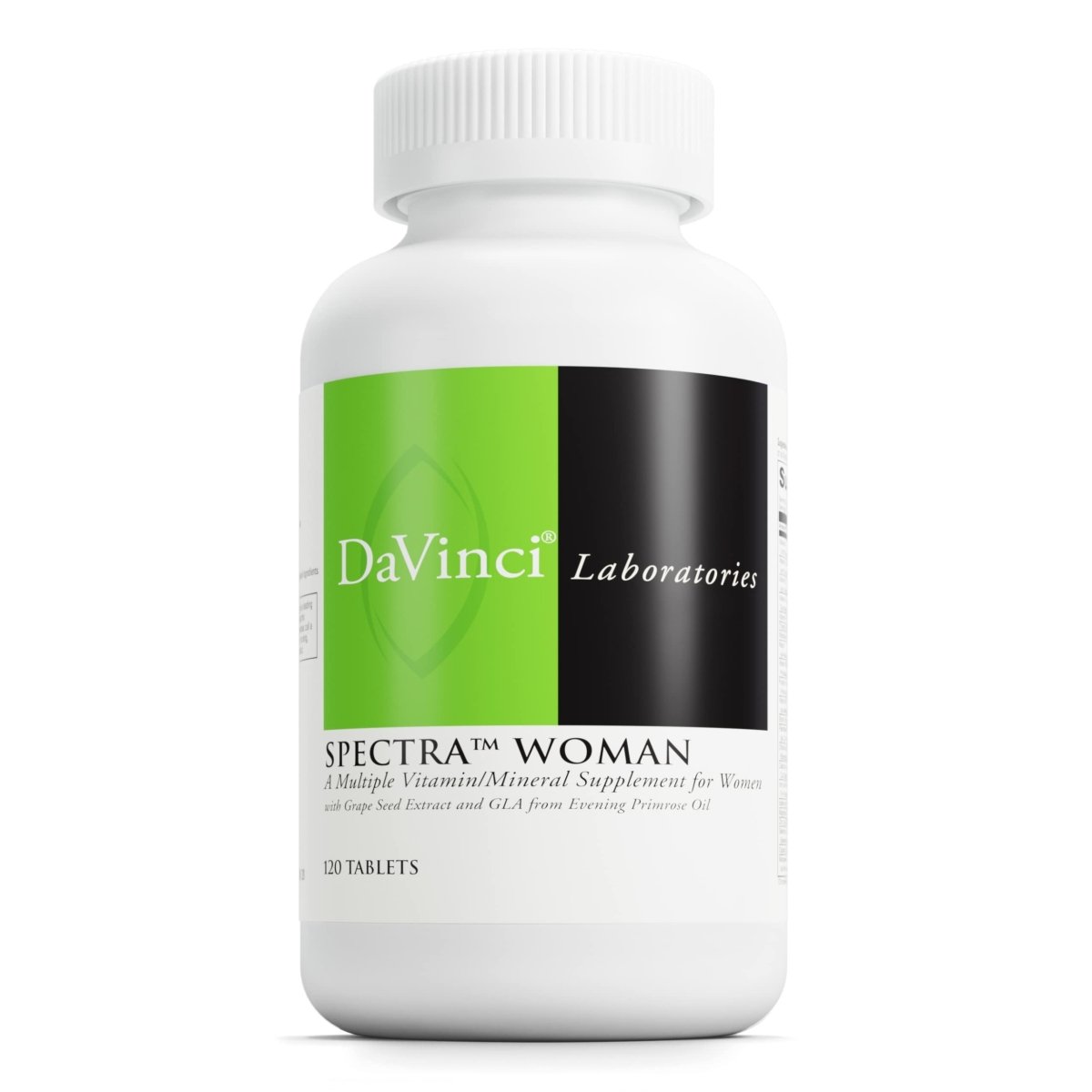 DaVinci Laboratories - Spectra Femme, Multivitamine pour femmes avec fer et enzymes digestives, 120 gélules