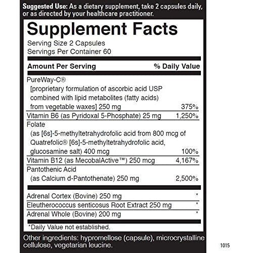 DaVinci Labs Adrenal Benefits, 120 gélules