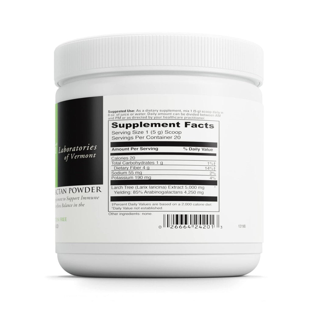 DaVinci Labs Arabinogalactan Powder - With 5000mg of Larch Tree Extract per Scoop - Gluten-Free - Vegetarian - 100g