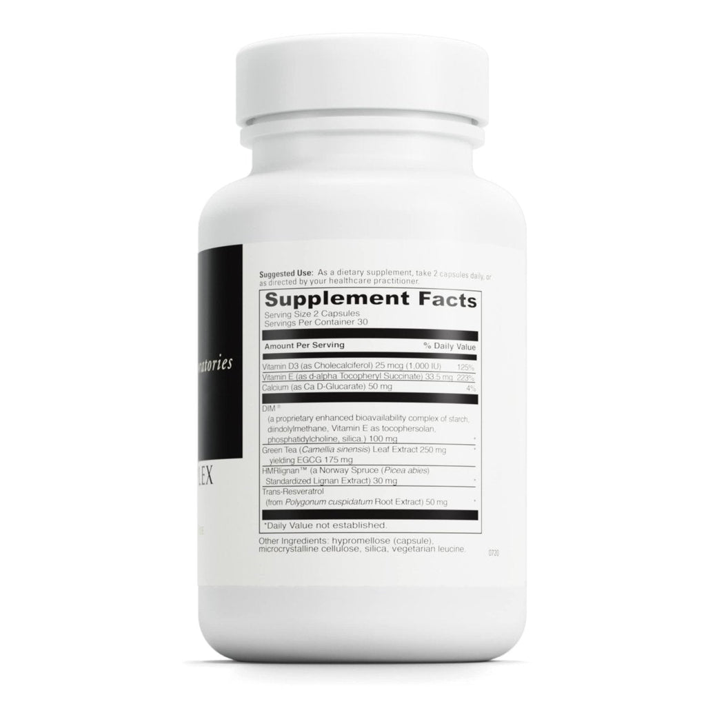 DaVinci Labs BioDIM Complex - Supplément Antioxydant pour Soutenir la Santé Cellulaire et l'Équilibre Hormonal chez la Femme et l'Homme - Sans Gluten - 60 Gélules Végétariennes