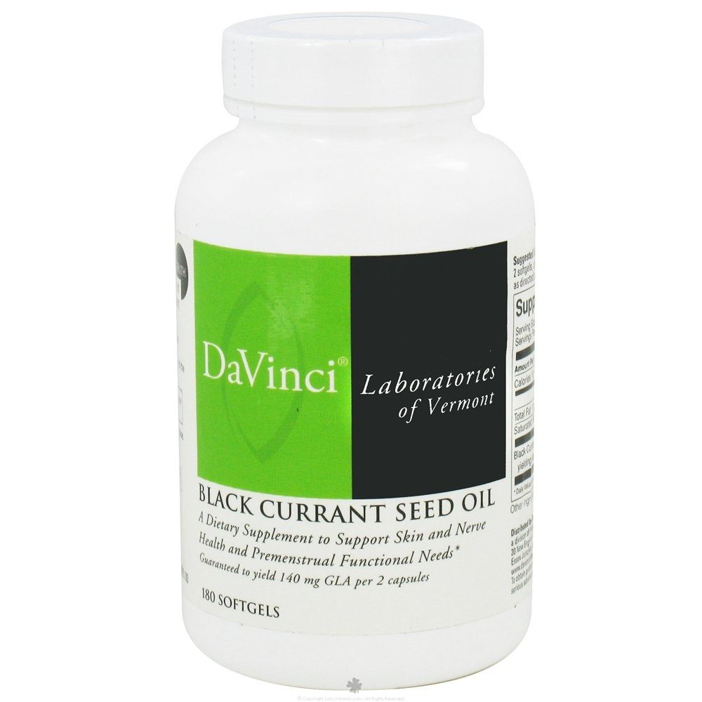 Davinci Labs - Huile de Pépins de Cassis 180 gélules