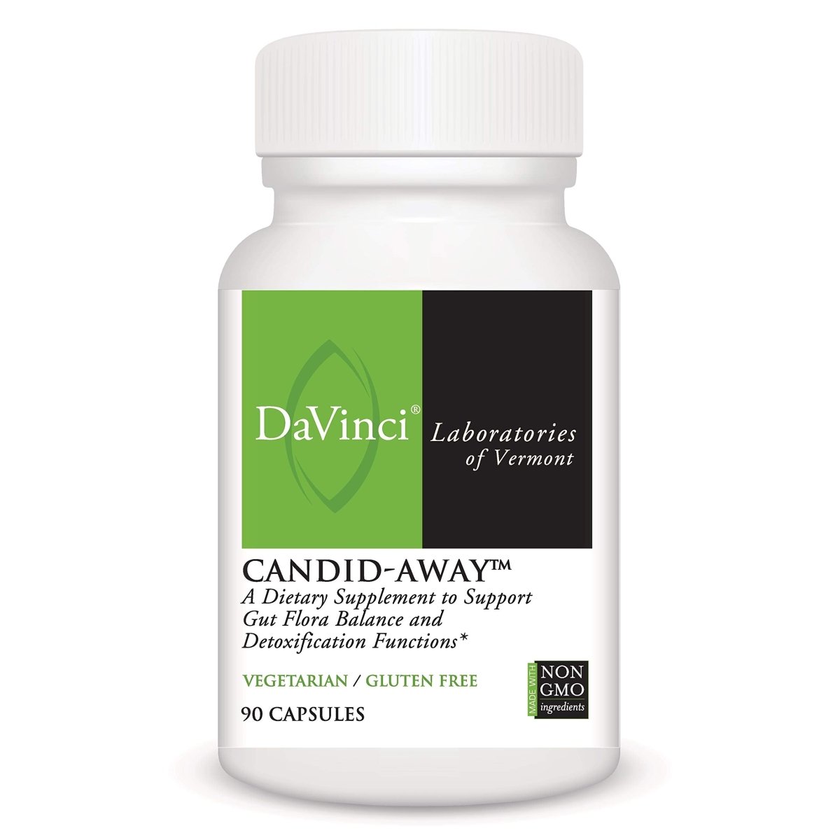 DAVINCI Labs Candid-Away - Sans gluten - 90 gélules végétariennes