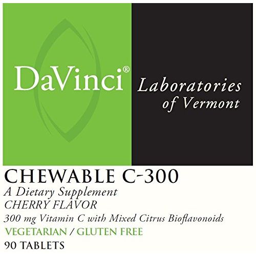 Davinci Labs - Vitamine C à Croquer C-300 Cerise 90 comprimés
