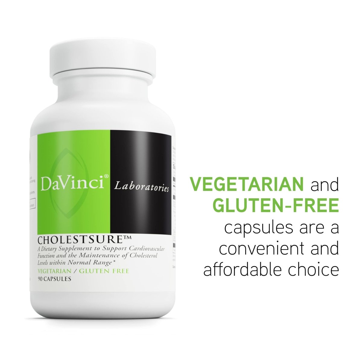 DaVinci Labs CholestSure - Sans gluten - 90 capsules végétariennes