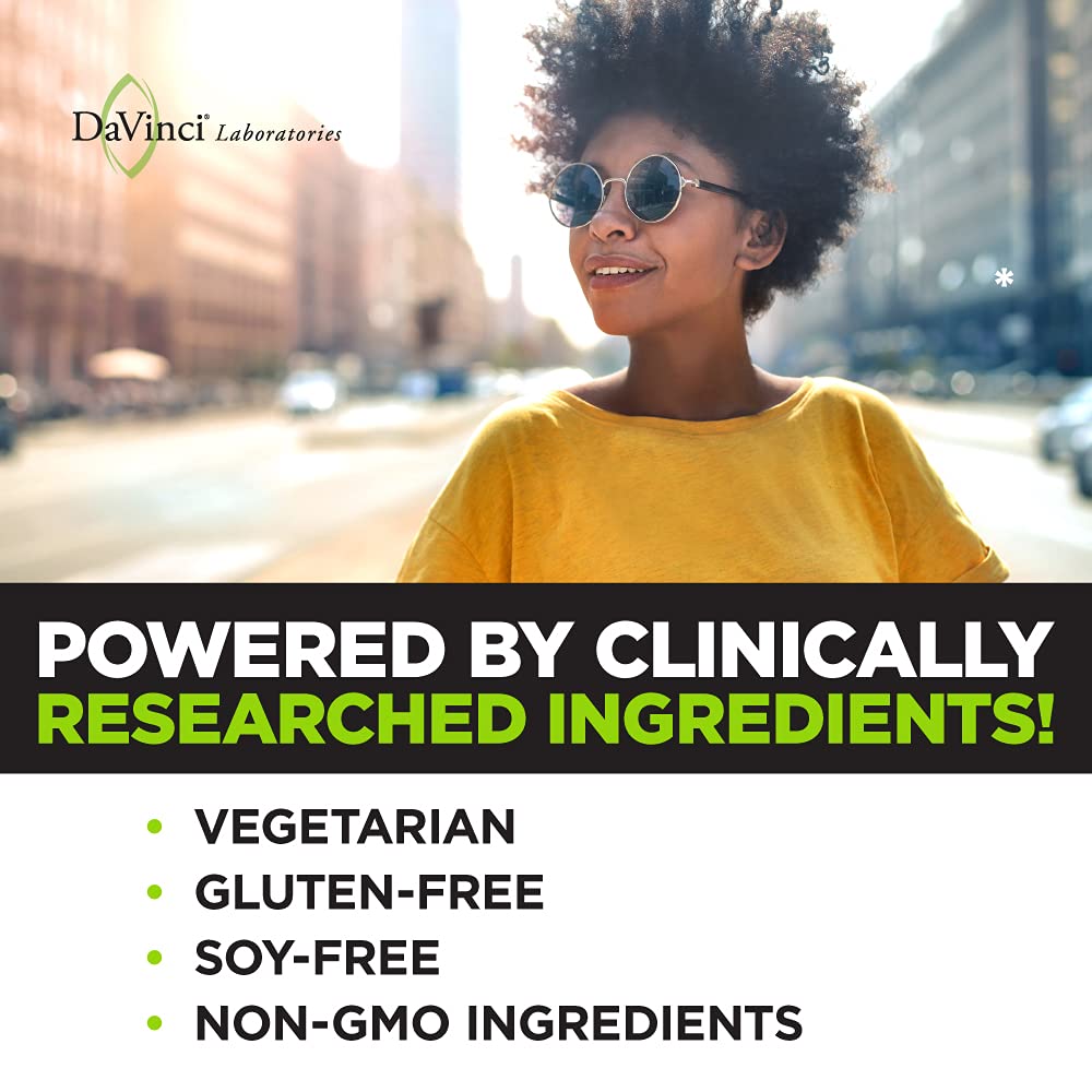 Bienfaits du Cortisol DaVinci Labs - Sans gluten - 60 gélules végétariennes