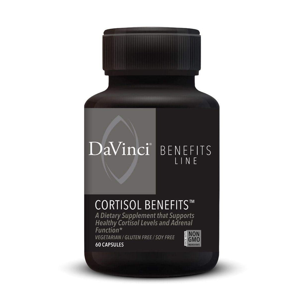 Bienfaits du Cortisol DaVinci Labs - Sans gluten - 60 gélules végétariennes