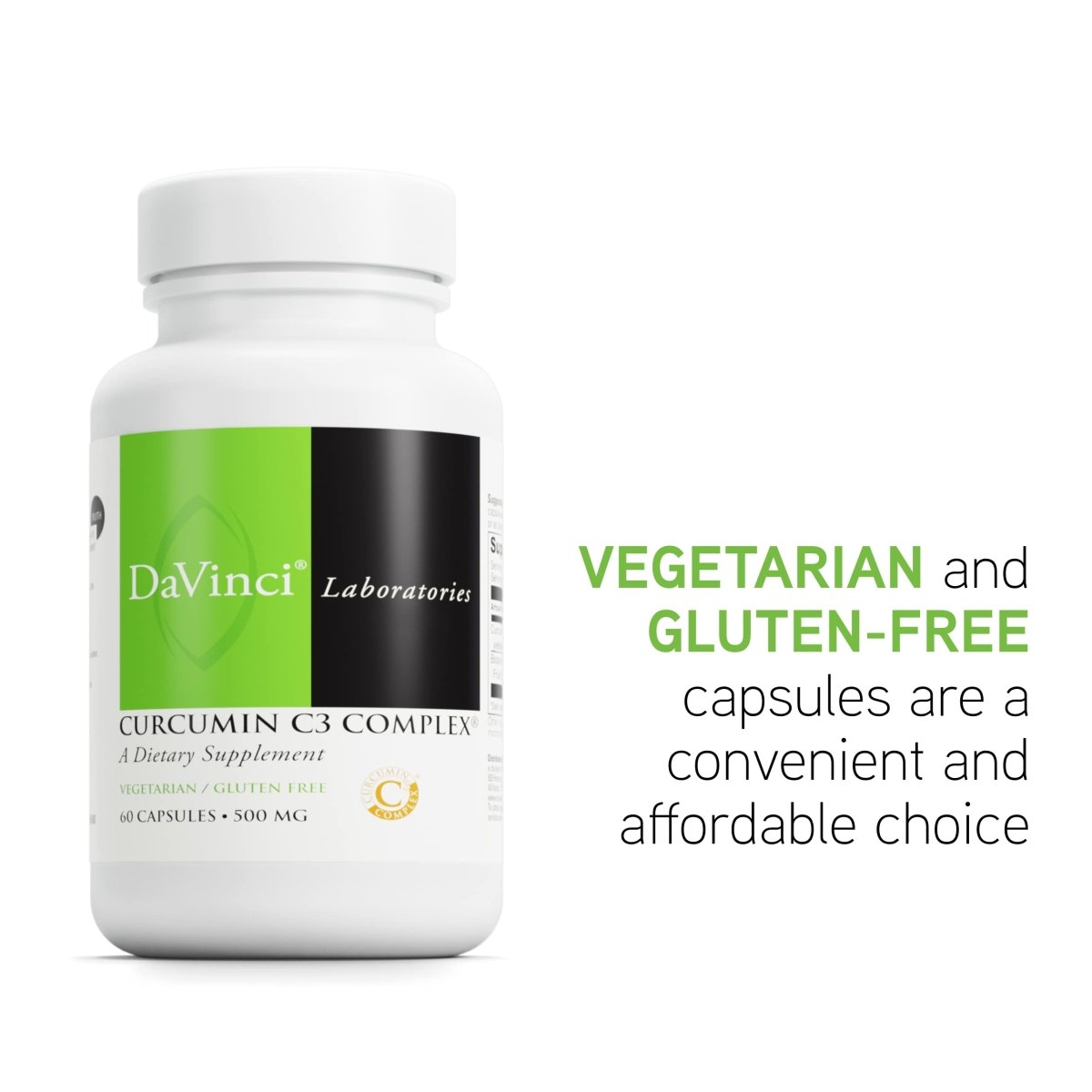 Davinci Labs Curcumine C3 Complexe 500 mg 60 Gélules Végétales