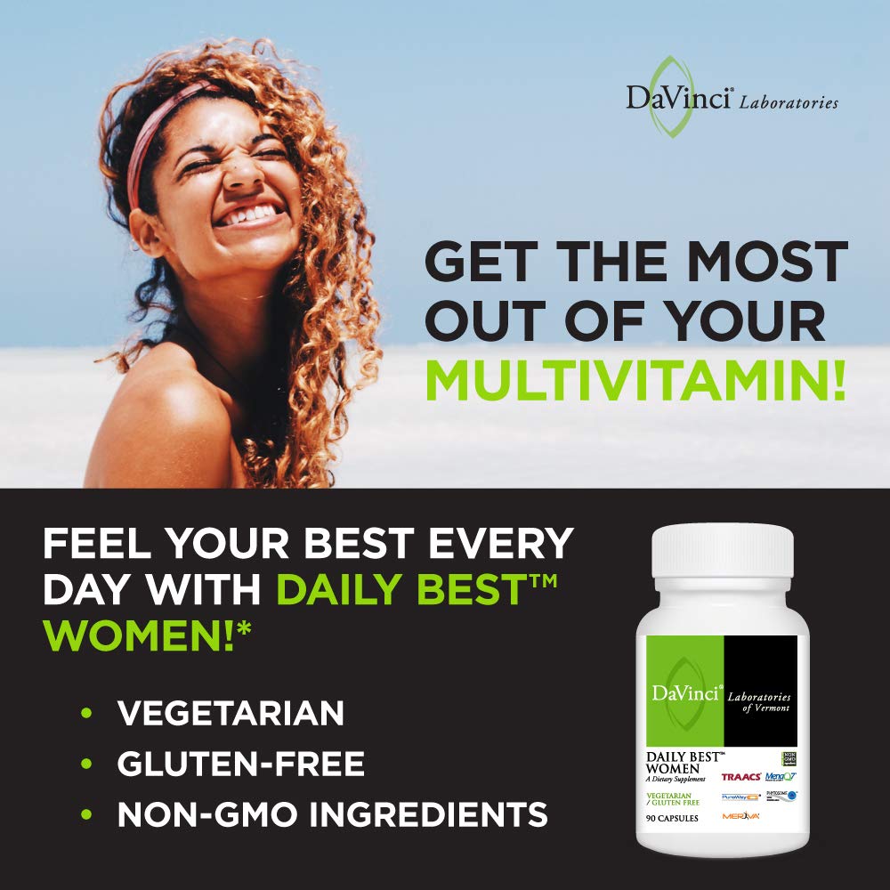 DaVinci Labs - Daily Best Femme - Végétarien, Sans gluten - 90 Gélules