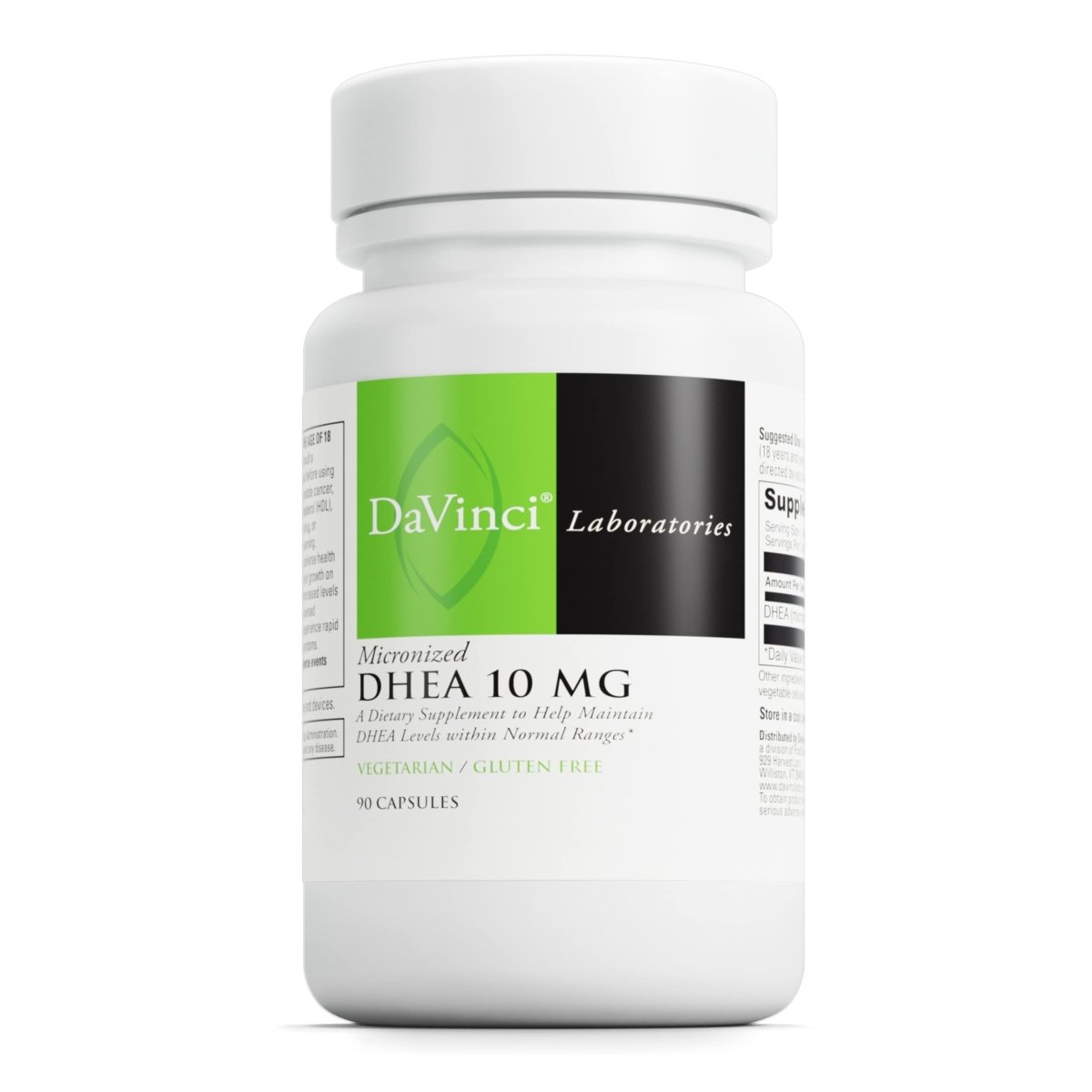 Davinci Labs - DHEA (micronisée) 10 mg