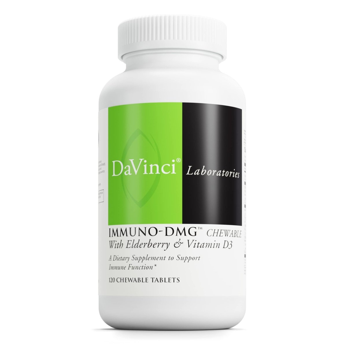Davinci Labs Immuno-DMG Chewable with Elderberry and Vitamin D3 - 120 Chewable Tablets