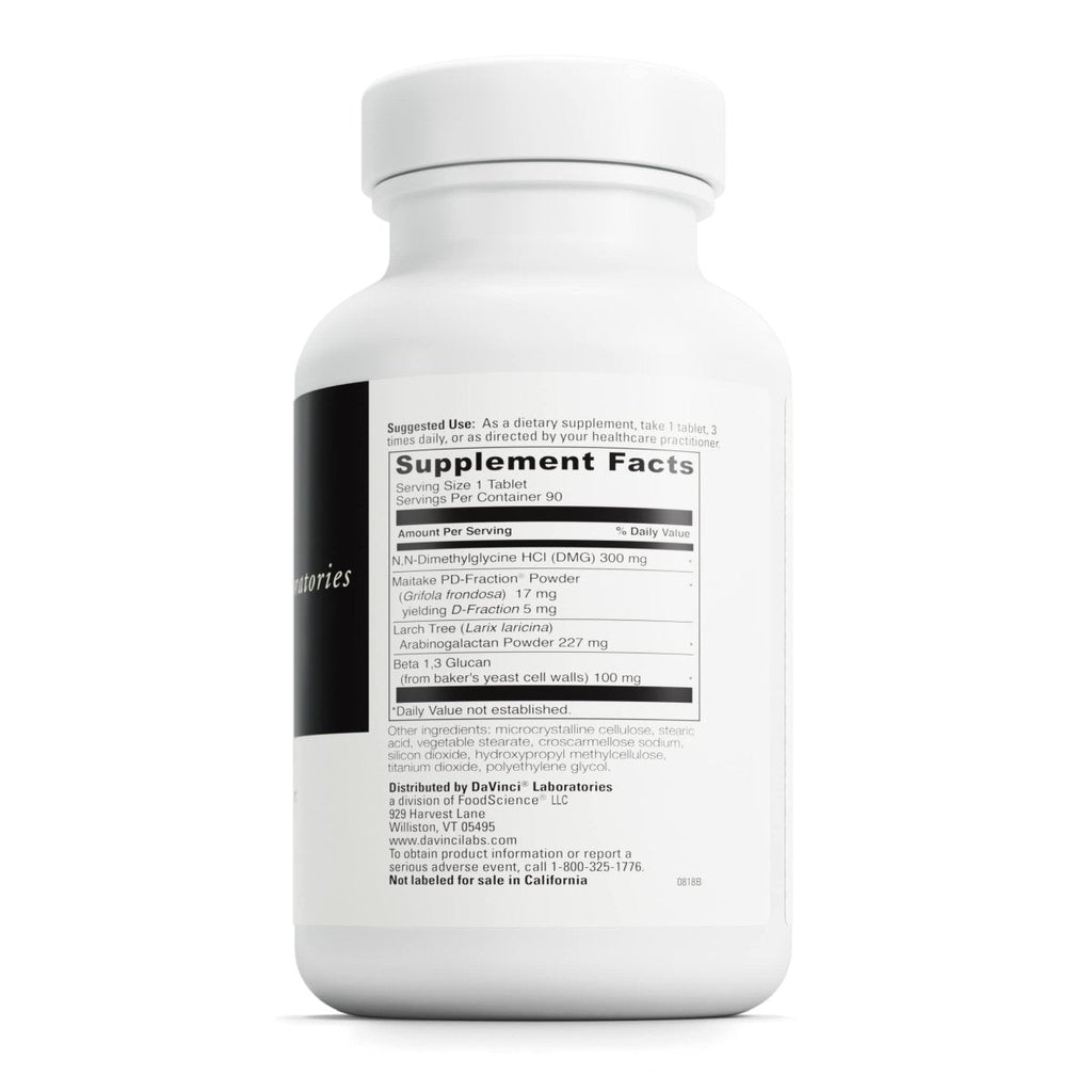 DaVinci Labs Immuno-DMG - Gluten-Free - 90 Vegetarian Tablets