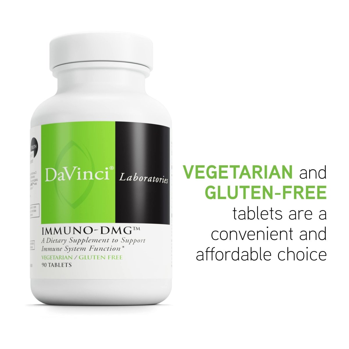 DaVinci Labs Immuno-DMG - Gluten-Free - 90 Vegetarian Tablets