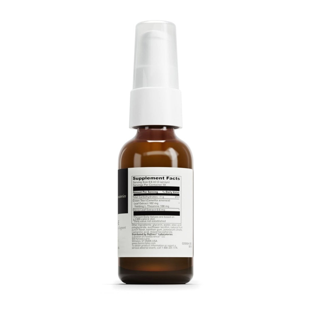 DAVINCI Labs Liposomal L-Theanine - Vegetarian - Gluten and Soy-Free - Dairy-Free - 30 ml