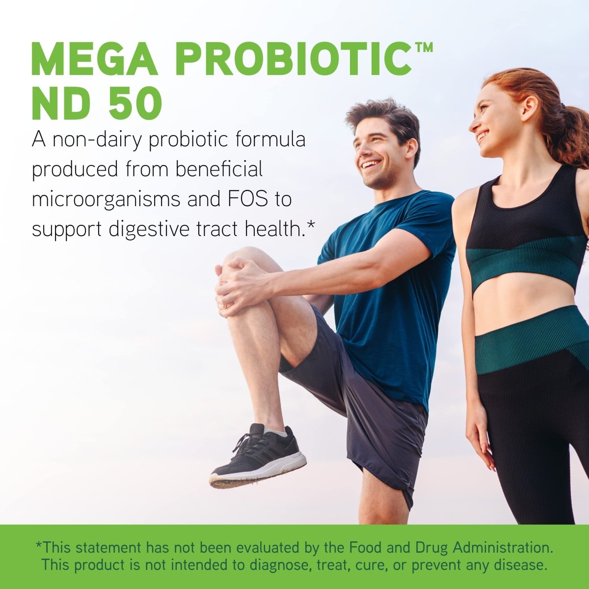DaVinci Labs Mega Probiotic ND 50 - Non-Dairy Probiotic Supplement with Prebiotic