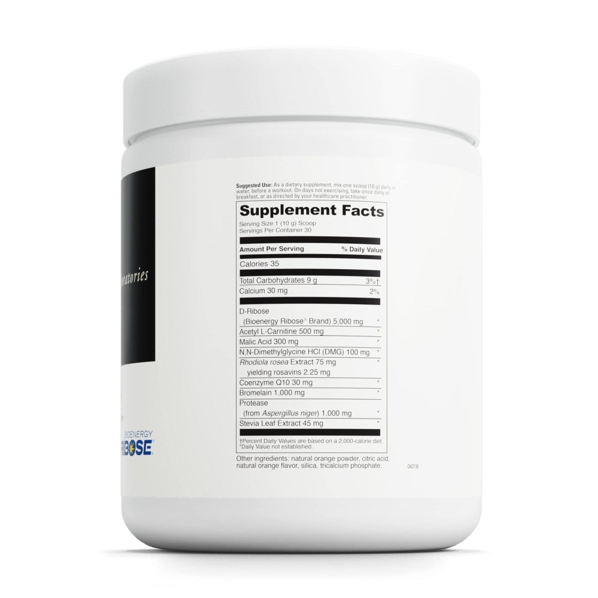 Davinci Labs Mito-Fuel - Complément en Poudre pour Soutenir l'Entraînement et la Récupération Musculaire, la Santé Cardiaque et la Circulation Sanguine - 300 g, 30 Portions