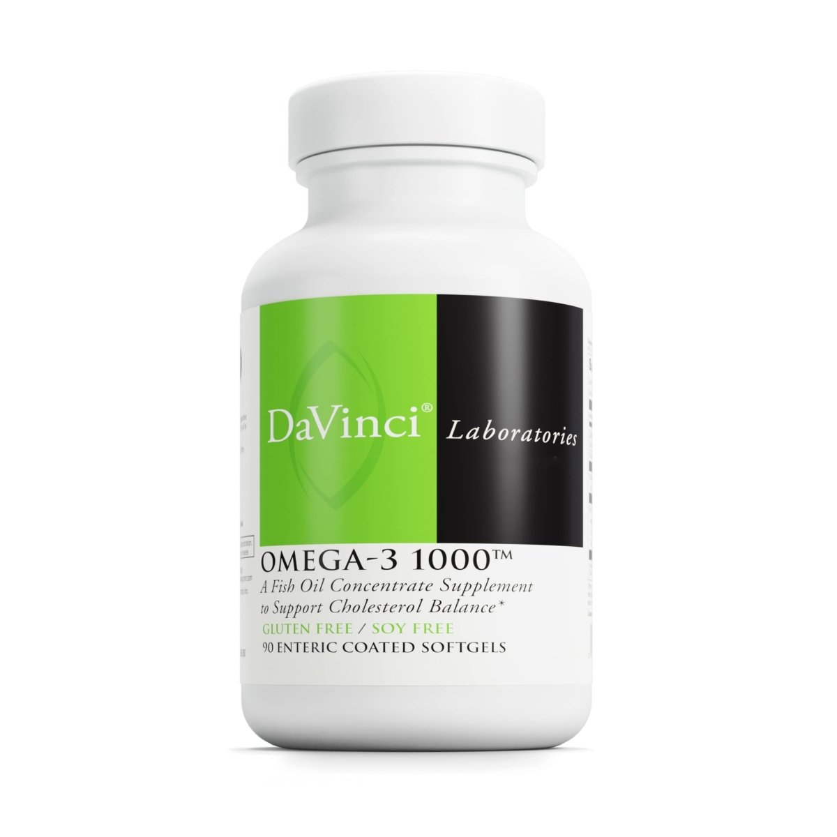 DaVinci Labs Omega-3 1000 - Sans gluten - 90 capsules molles à enrobage entérique