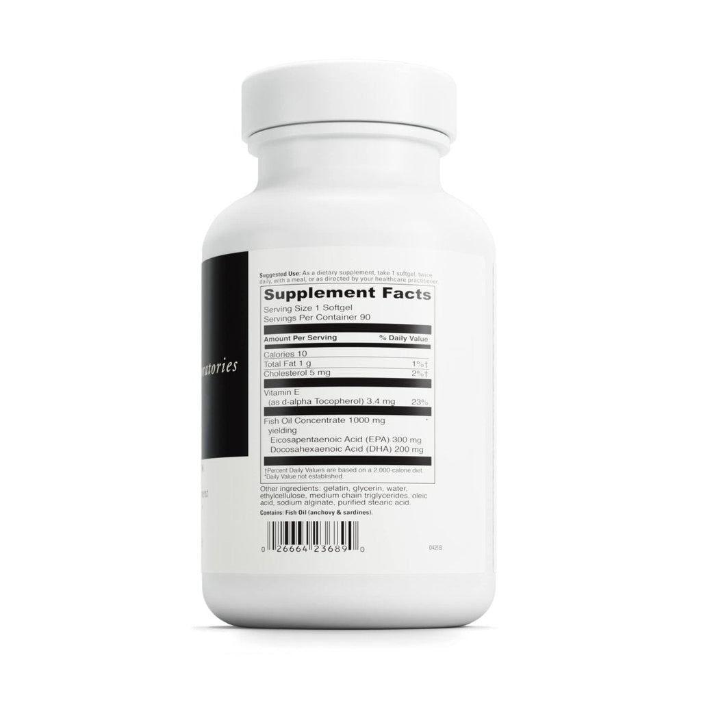 DaVinci Labs Omega-3 1000 - Sans gluten - 90 capsules molles à enrobage entérique