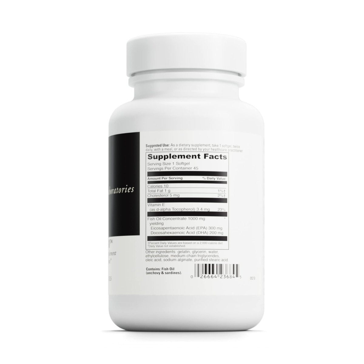 DaVinci Labs Omega-3 1000 - Gluten-Free - 45 Enteric Coated Softgels