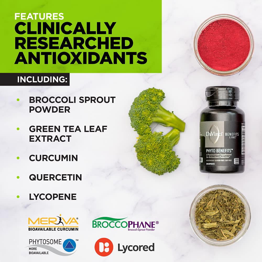 DAVINCI Labs Phyto Benefits - Gluten-Free - 30 Vegetarian Capsules
