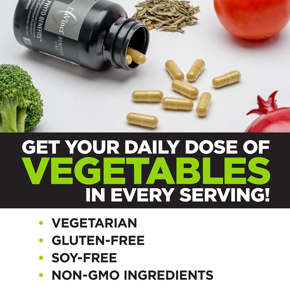 DAVINCI Labs Phyto Benefits - Gluten-Free - 30 Vegetarian Capsules