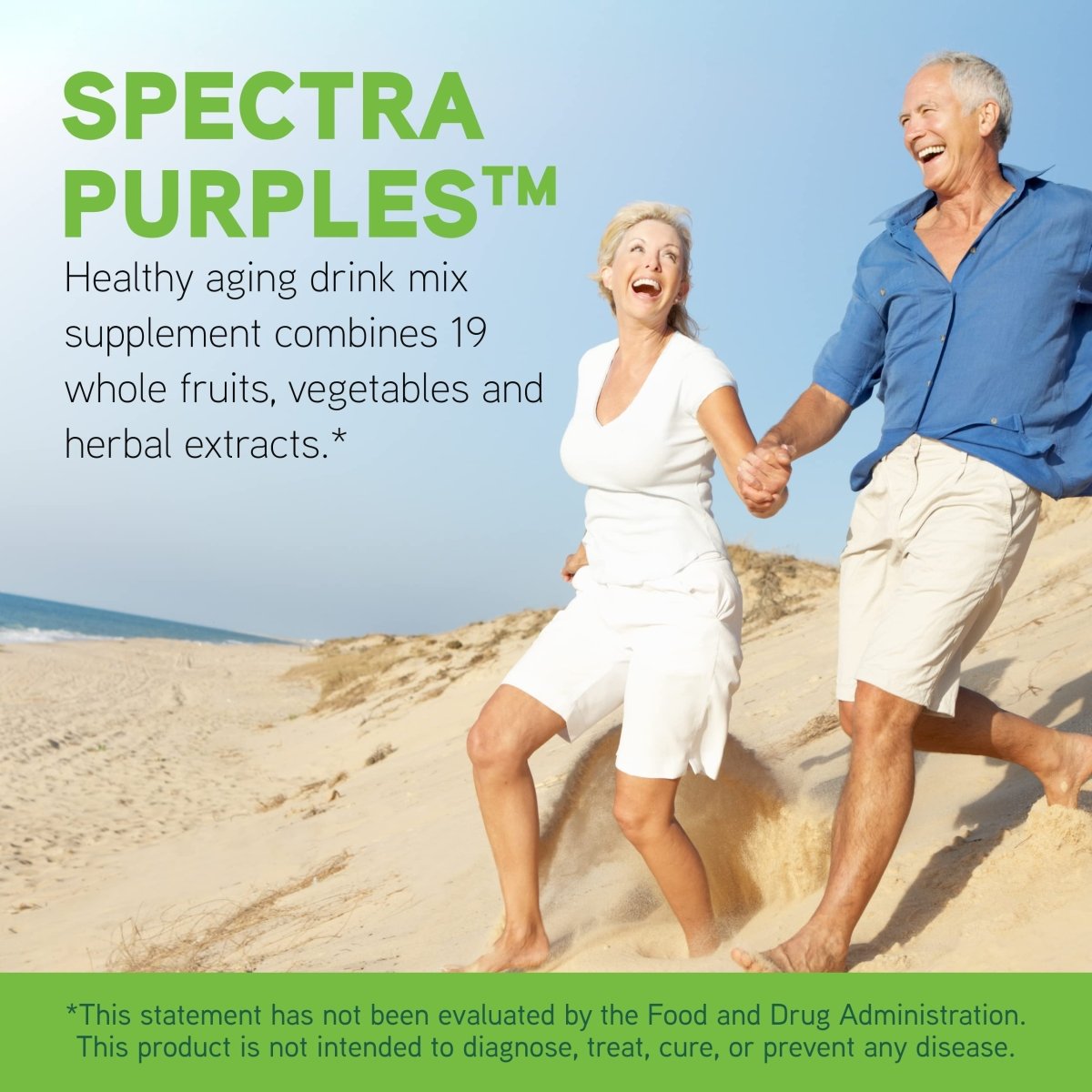 DAVINCI Labs Spectra Purples - Complément en poudre à diluer avec antioxydants pour soutenir un vieillissement sain, les fonctions cognitives, la santé de la peau et du système immunitaire - Végétarien - Sans gluten - 30 portions